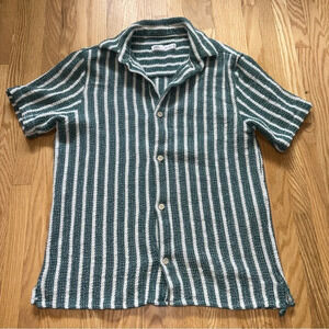 Zara Button  Down Up Short Sleeve Shirt